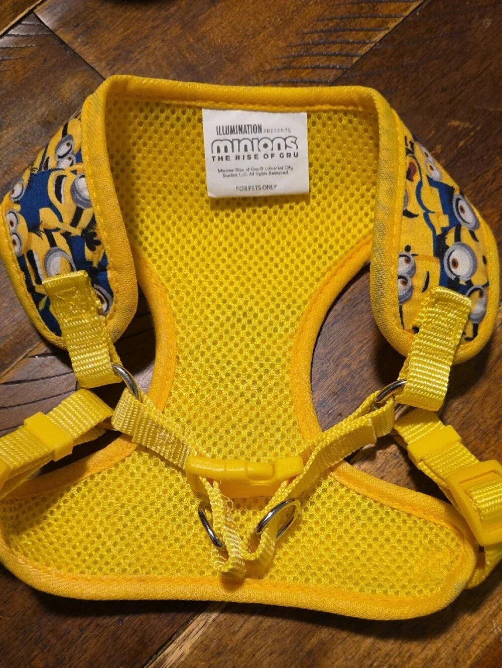 Minions Yellow & Blue Dog Harness - Printed Soft Vest